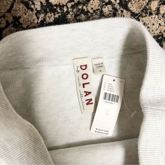 NWT Anthropologie Dolan Left Coast Zebra Ruffled Knit Skirt Wool White Gray Sz M - Picture 5 of 7